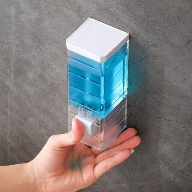 Wanddispenser voor zeep en shampoo