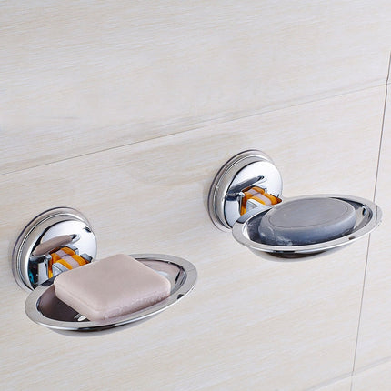 Ronde RVS zeephouder met zuignap