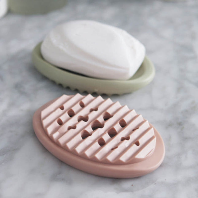 Flexibel siliconen zeepschaaltje voor wastafel