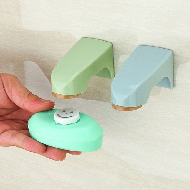 Groene magnetische zeephouder voor badkamer