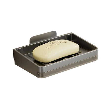 Zeephouder voor muur met opvangbak