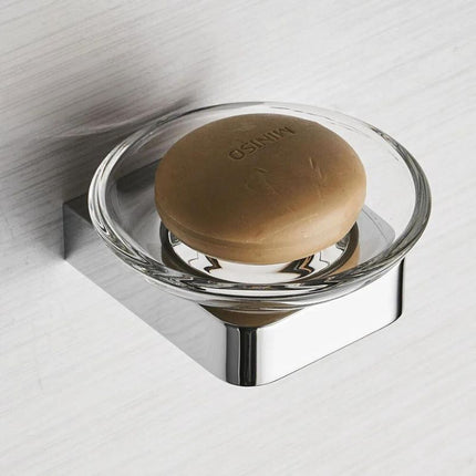 Kleine ronde zeephouder voor muurmontage