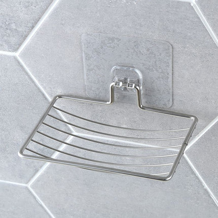 Zelfklevend RVS zeepbakje voor de douche