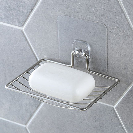 Zelfklevend RVS zeepbakje voor de douche