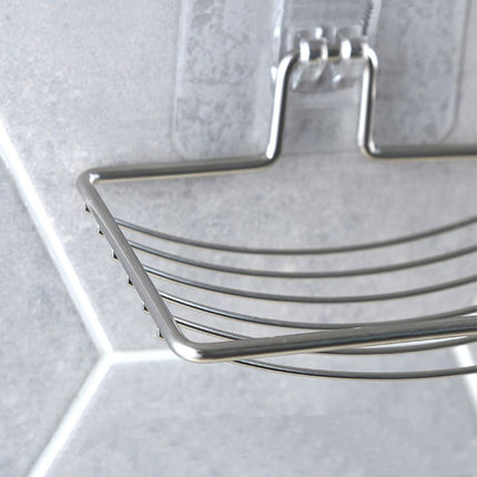 Zelfklevend RVS zeepbakje voor de douche