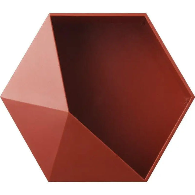Hexagonaal wandrek voor in de douche