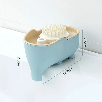 Design zeephouder in olifant vorm