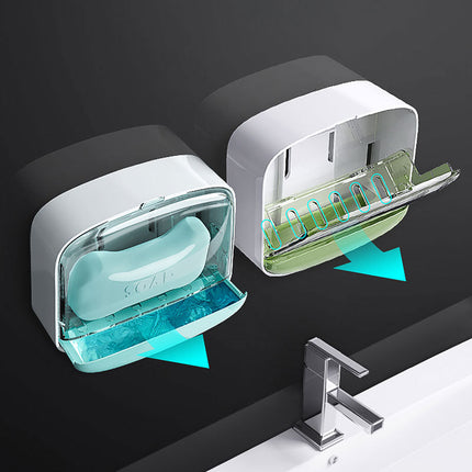 Zelfklevende zeepdoos voor aan de muur