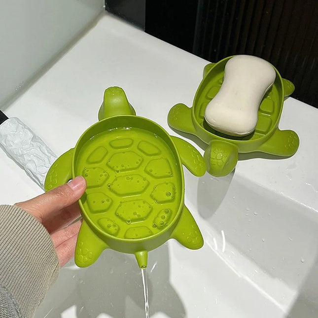 Originele zeephouder in schildpad vorm