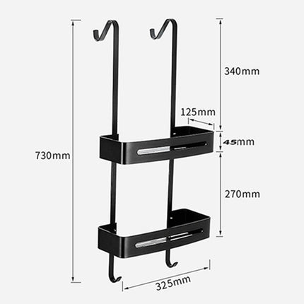 Hangend RVS doucherek voor de badkamer