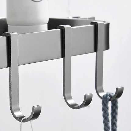 Zwart doucherek voor aan douchestang