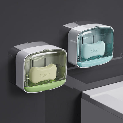 Zelfklevende zeepdoos voor aan de muur