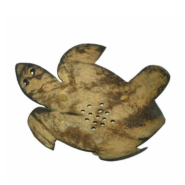 Kokosnoot zeephouder in vorm van vis