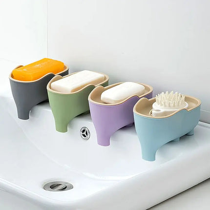 Design zeephouder in olifant vorm