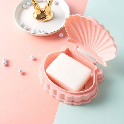 Zeepdoosje schelpvorm voor op reis