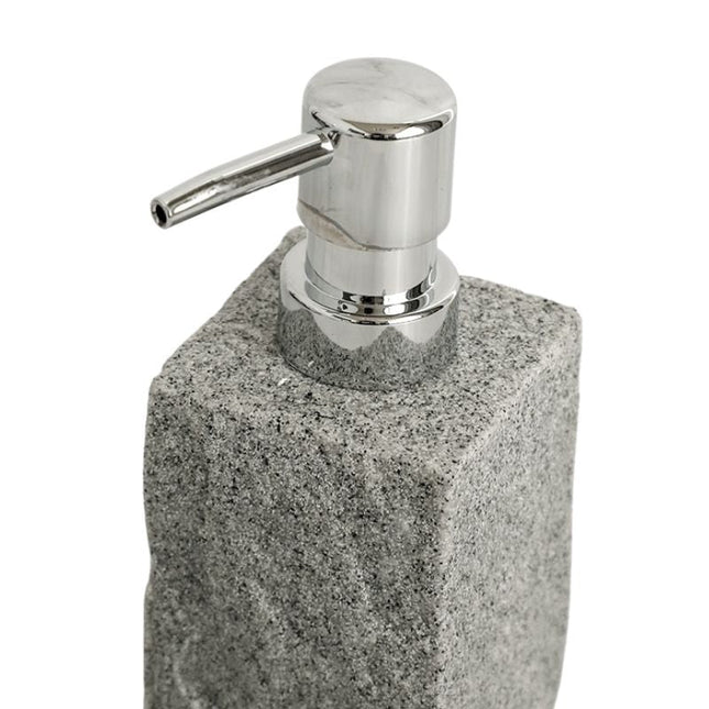 Zeepdispenser met grijze granietlook