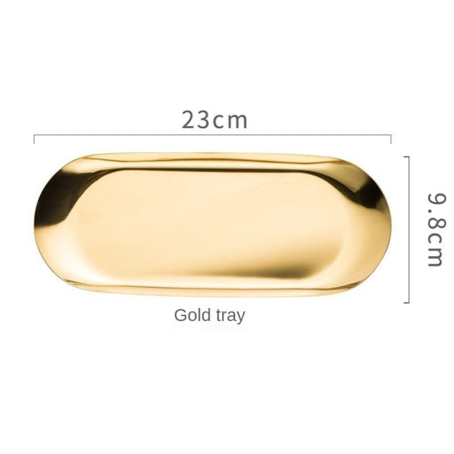 Goudkleurige design zeepdispenser voor badkamer