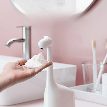 Automatische zeepdispenser in giraf design
