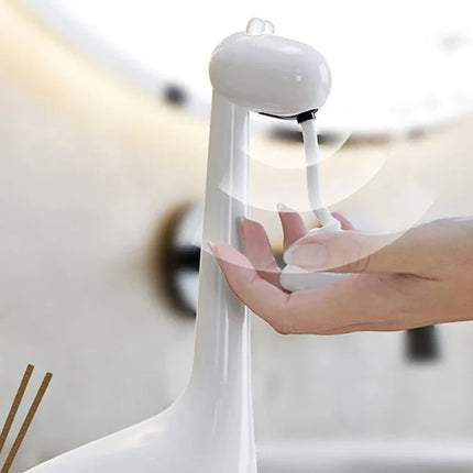 Automatische zeepdispenser in giraf design