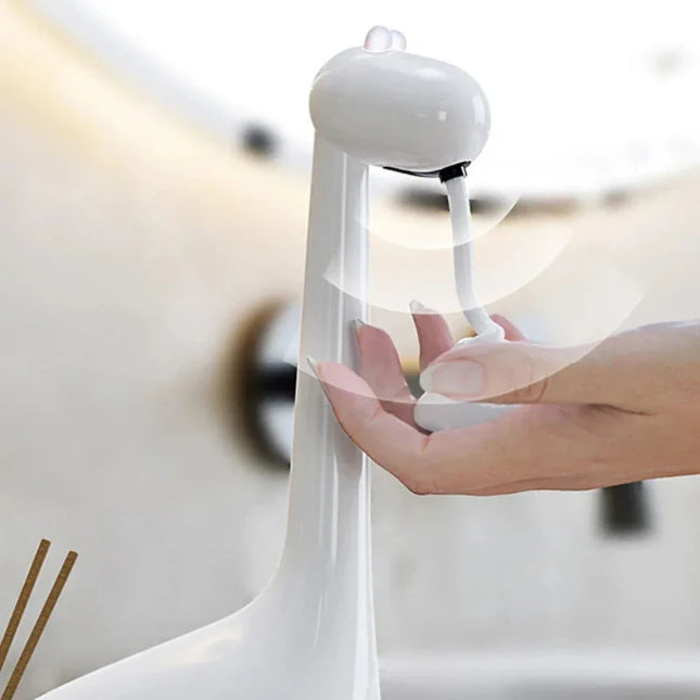 Automatische zeepdispenser in giraf design