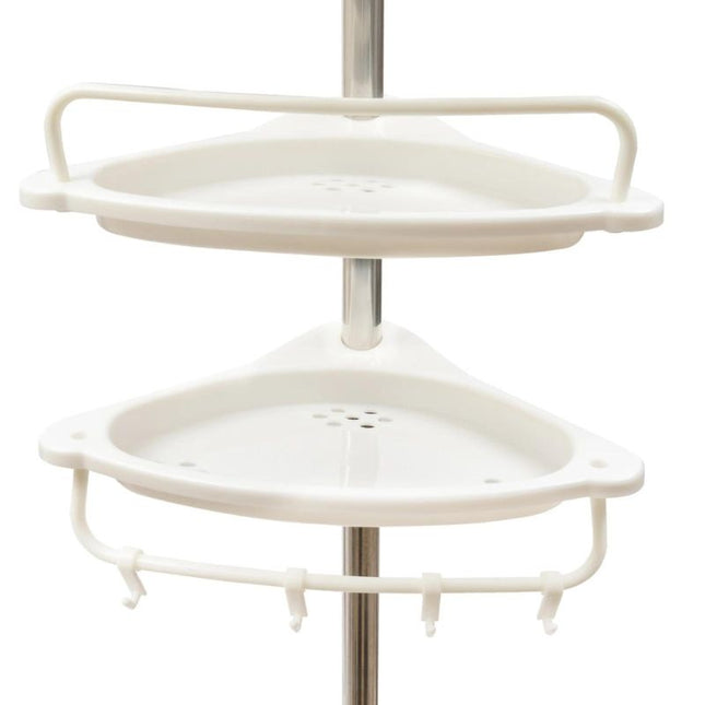 Telescopisch doucherek voor de badkamerhoek