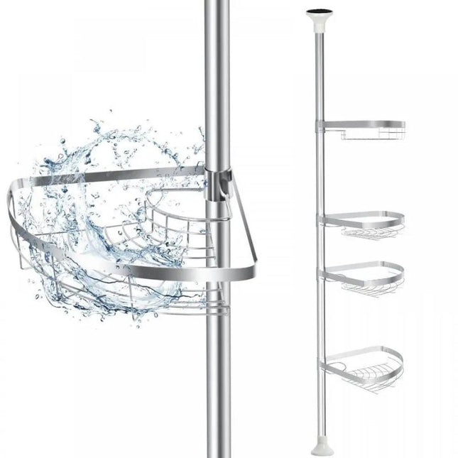 Telescopisch RVS hoek doucherek