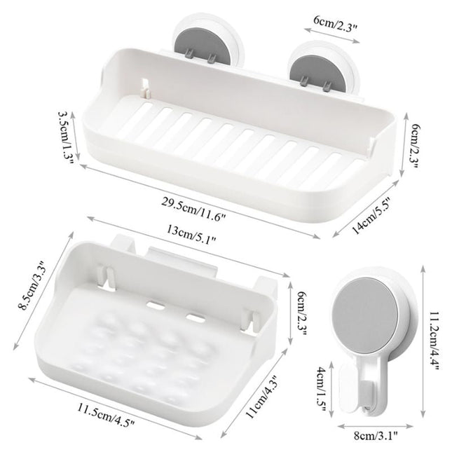 Multifunctioneel doucherekje zonder boren