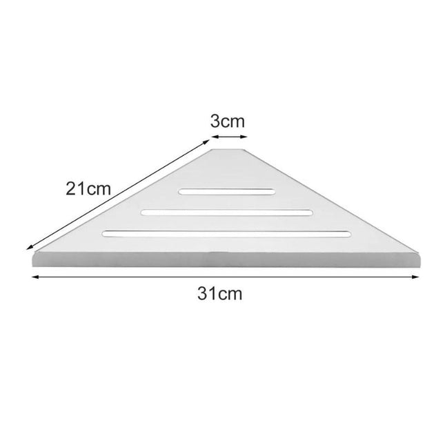 Aluminium hoek doucherek voor badkamer