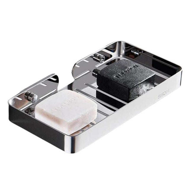 Grote dubbele RVS zeephouder