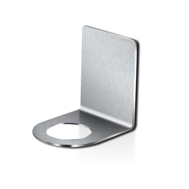 Wandhouder voor zeepdispenser van metaal