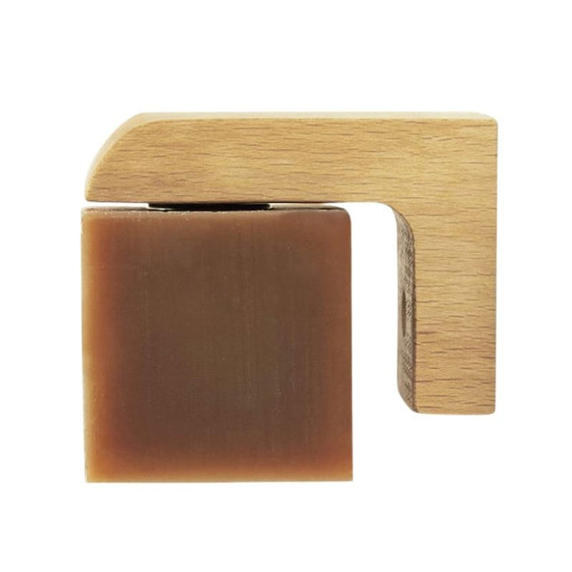 Houten magnetische houder voor zeep