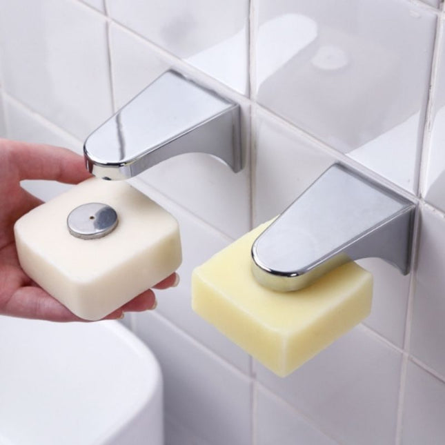 Verchroomde magnetische zeephouder voor wastafel