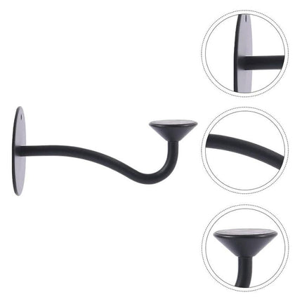 Zwarte magnetische zeephouder voor muur