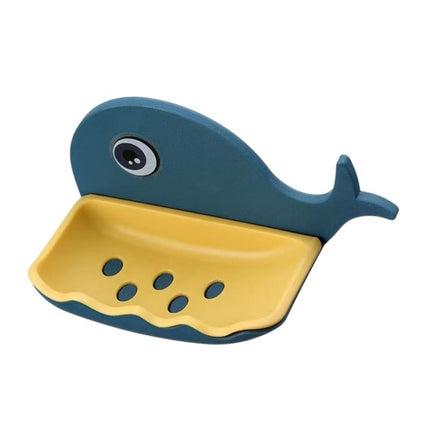 Leuke zeephouder walvis voor de muur