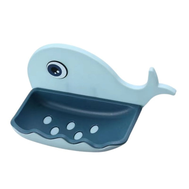 Leuke zeephouder walvis voor de muur