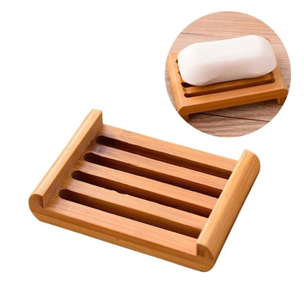 Duurzaam bamboe zeepbakje voor badkamer