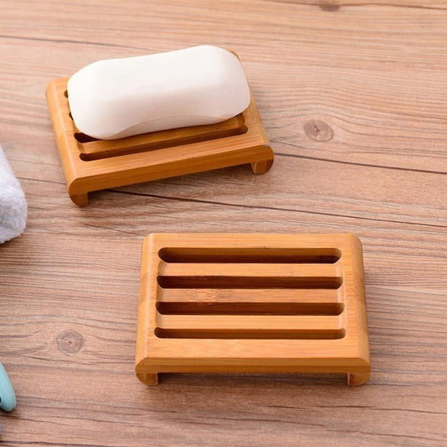 Duurzaam bamboe zeepbakje voor badkamer
