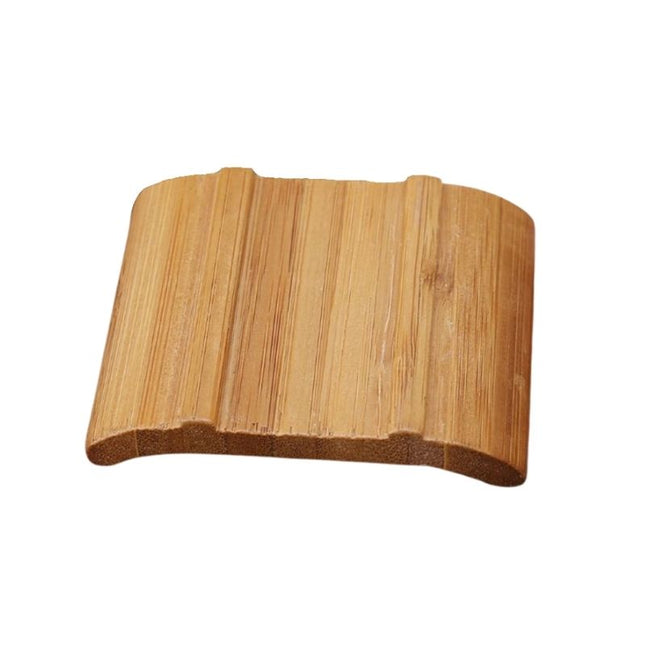 Klein bamboe zeepbakje voor wastafel