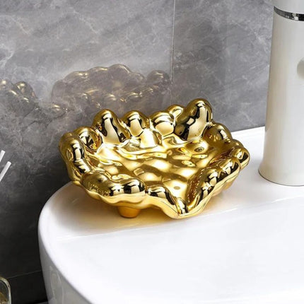 Luxe design zeephouder in wolkvorm