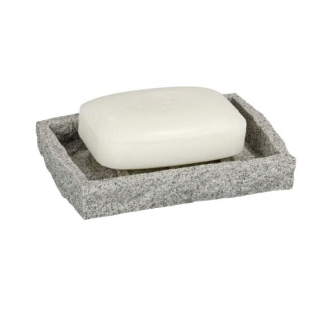 Zeepbakje met stoere granietlook