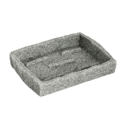 Zeepbakje met stoere granietlook