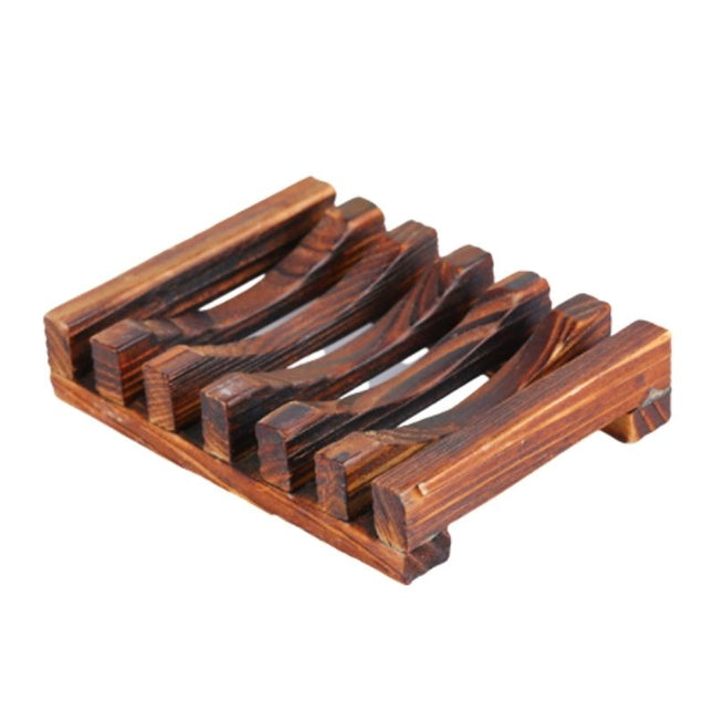 Zeephouder van exotisch donker hout