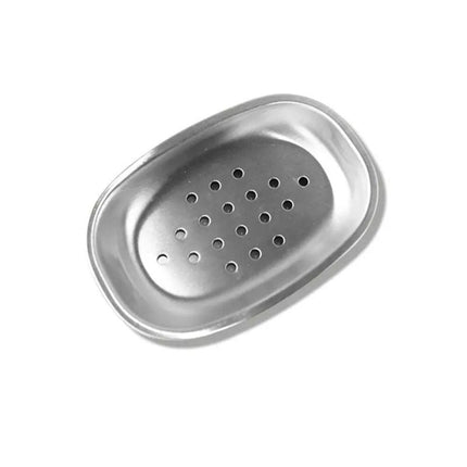 Eenvoudige RVS zeephouder met gaatjes