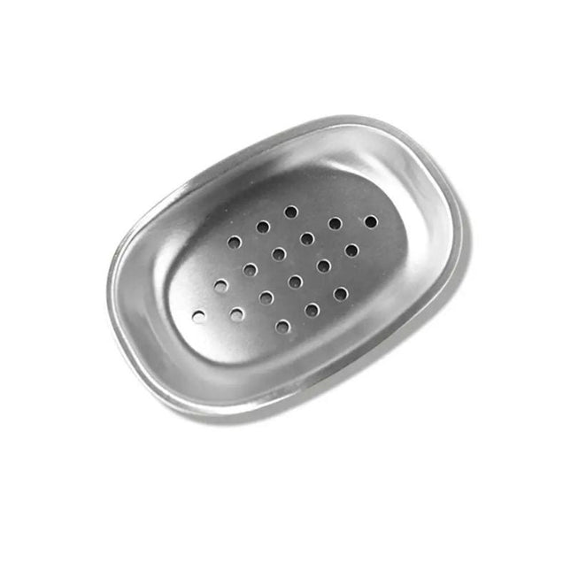 Eenvoudige RVS zeephouder met gaatjes