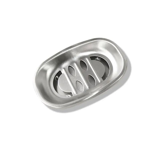Eenvoudige RVS zeephouder met gaatjes