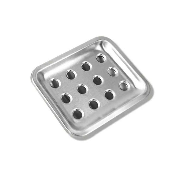 Eenvoudige RVS zeephouder met gaatjes