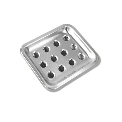 Eenvoudige RVS zeephouder met gaatjes