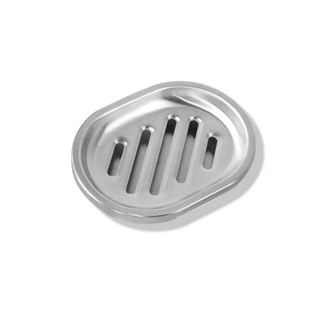 Eenvoudige RVS zeephouder met gaatjes