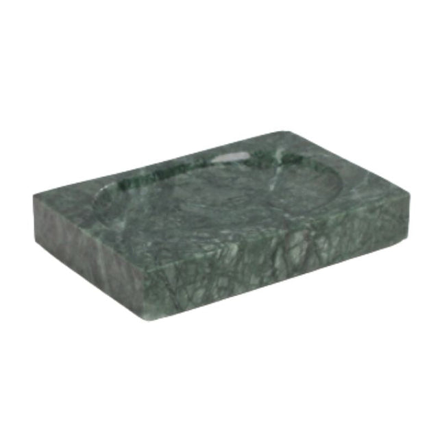 Groene marmeren zeepschaal voor badkamer