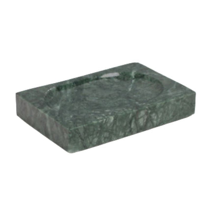 Groene marmeren zeepschaal voor badkamer